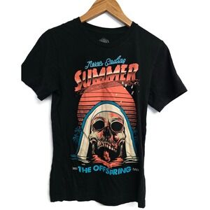 The Offspring Never Ending Summer 2018 Tour Graphic T-Shirt Black Small